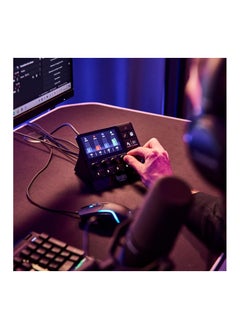Hercules Stream 200 XLR, Pro Audio Mixer For Advanced Content Creators, With XLR Mic Pre-Amp, LCD Screen, High Resolution Encoders, 4 Actions Buttons And Customizable Interface, Compatible With PC  - Image 3