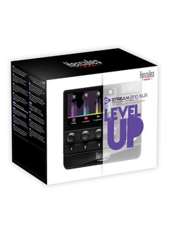 Hercules Stream 200 XLR, Pro Audio Mixer For Advanced Content Creators, With XLR Mic Pre-Amp, LCD Screen, High Resolution Encoders, 4 Actions Buttons And Customizable Interface, Compatible With PC  - Image 5