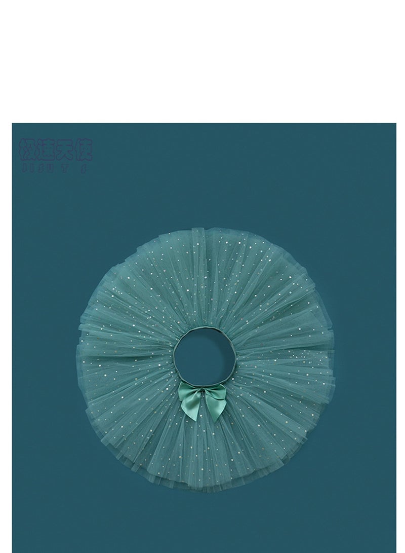 Loquat Ballet Dance Tutu Skirt For Women Adult Blue  - Image 2