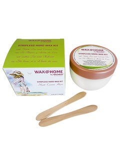 Wax at Home Microwavable White Tea Cream Stripless Wax Kit 845 Ounces by Wax Necessities Waxness