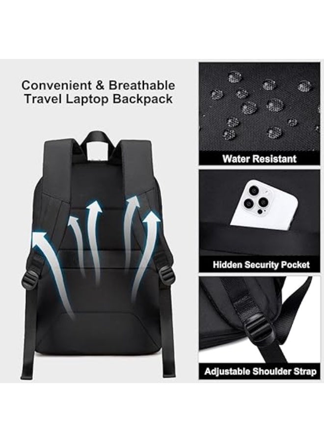 Chantria Laptop Backpack for Women,15.6 Inch Work Business Backpacks,Water-resistant Stylish Casual Daypack for Weekender Business Hiking Travel - Image 3