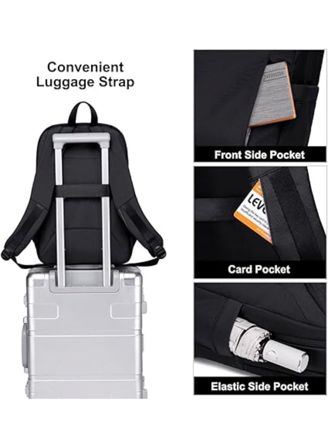 Chantria Laptop Backpack for Women,15.6 Inch Work Business Backpacks,Water-resistant Stylish Casual Daypack for Weekender Business Hiking Travel - Image 4
