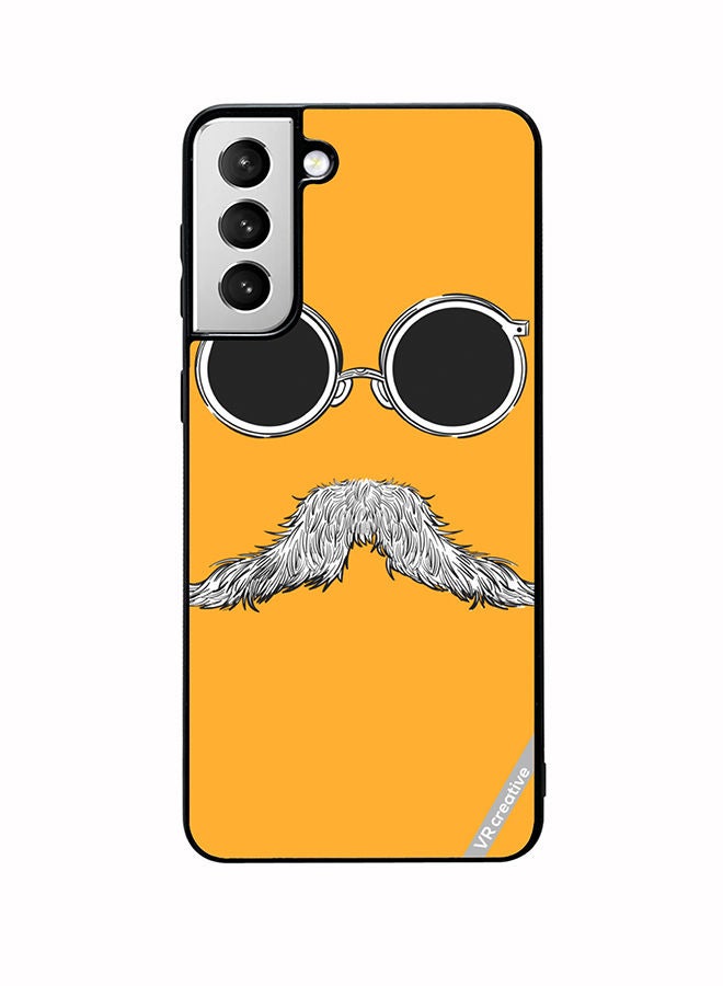 VR CREATIVE Protective Case Cover For Samsung Galaxy S22 Plus 5G Baba Mustaches Design Multicolour - Image 1