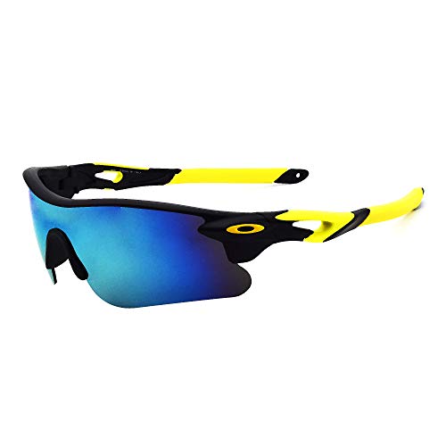 Peter Jones Yellow Sports Unisex Sunglasses | Polarized Lenses & Polycarbonate Frame | 100% UV Protection for Driving, Sports & Cycling (Model M007Y) - Image 2