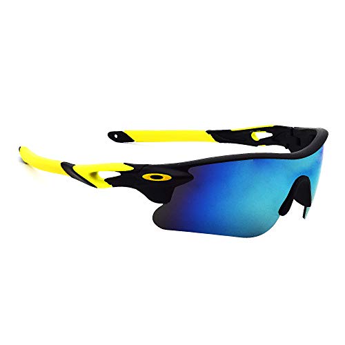 Peter Jones Yellow Sports Unisex Sunglasses | Polarized Lenses & Polycarbonate Frame | 100% UV Protection for Driving, Sports & Cycling (Model M007Y) - Image 1