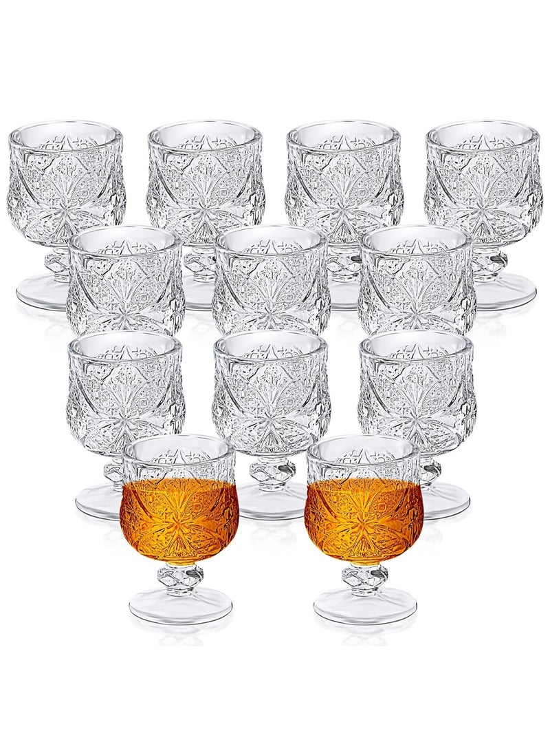 GuRiver 12-Pack Round Clear Glass Juice Cups, 45ml - Versatile Drinking Glasses for Juice, Water, Parties & Gatherings - Image 1