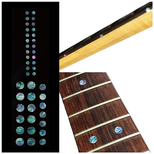 Inlaystickers ملصق نقش النقاط لعلامات الفريت للقيثارات والباص - مجموعة نقاط مخصصة - مزيج أبالون F-085CD-MX-AZ - Image 1