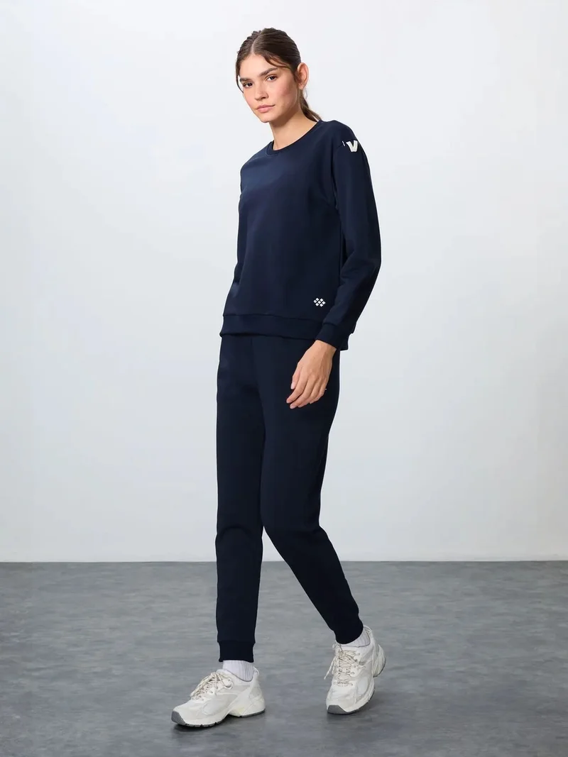 تومي لايف TOMMY Oversized Cotton-polyester Sweatshirt And Pants Set