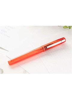 Platinum Prefounte Fountain Pen M 0 5 Nib Vermillion Orange  - Image 4