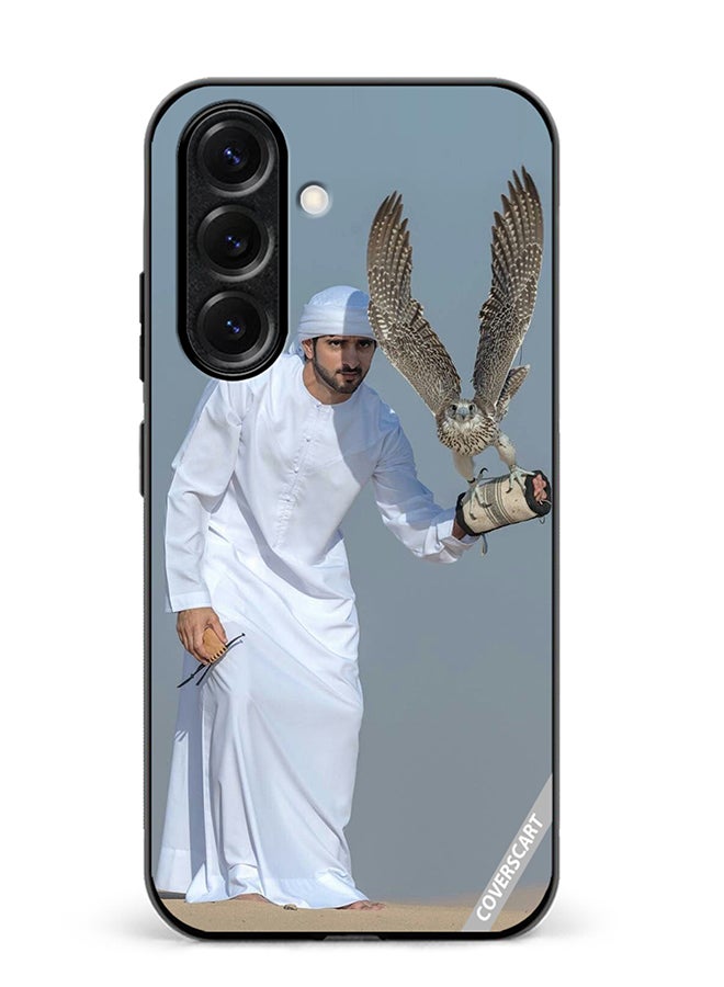 VR CREATIVE Protective Case Cover For Samsung Galaxy A56 Sheikh Hamdan Flying Eagle Design Multicolour