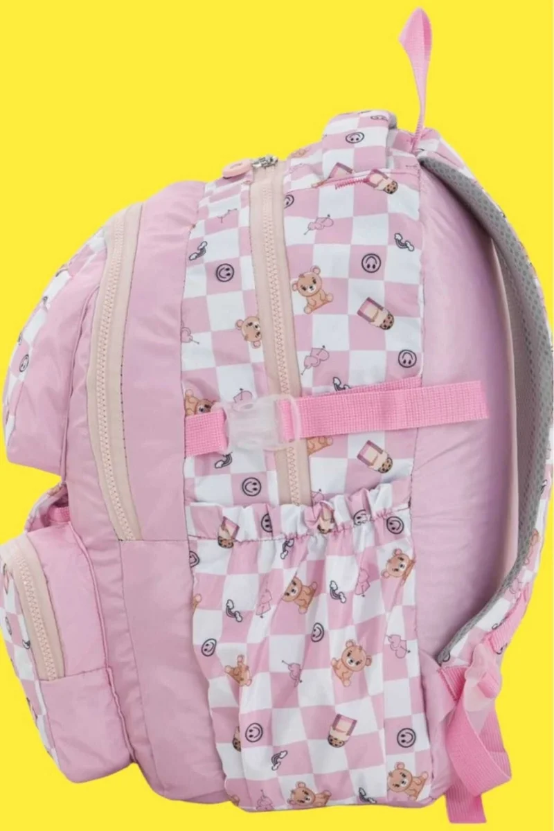 Tezzgelsin Unisex Waterproof Checkered Colorful Backpack School Bag