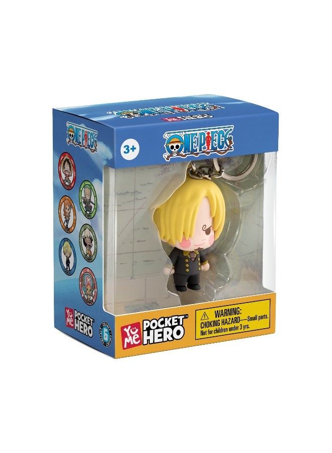 One Piece Collectible Keychain Pocket Hero Chibi Series - Sanji - Image 4