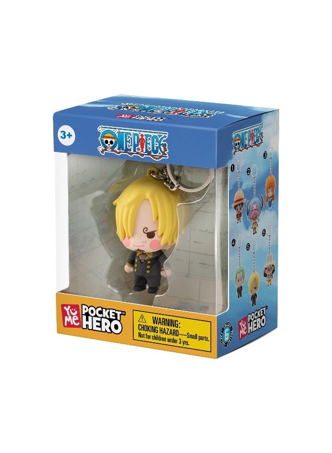 One Piece Collectible Keychain Pocket Hero Chibi Series - Sanji - Image 5