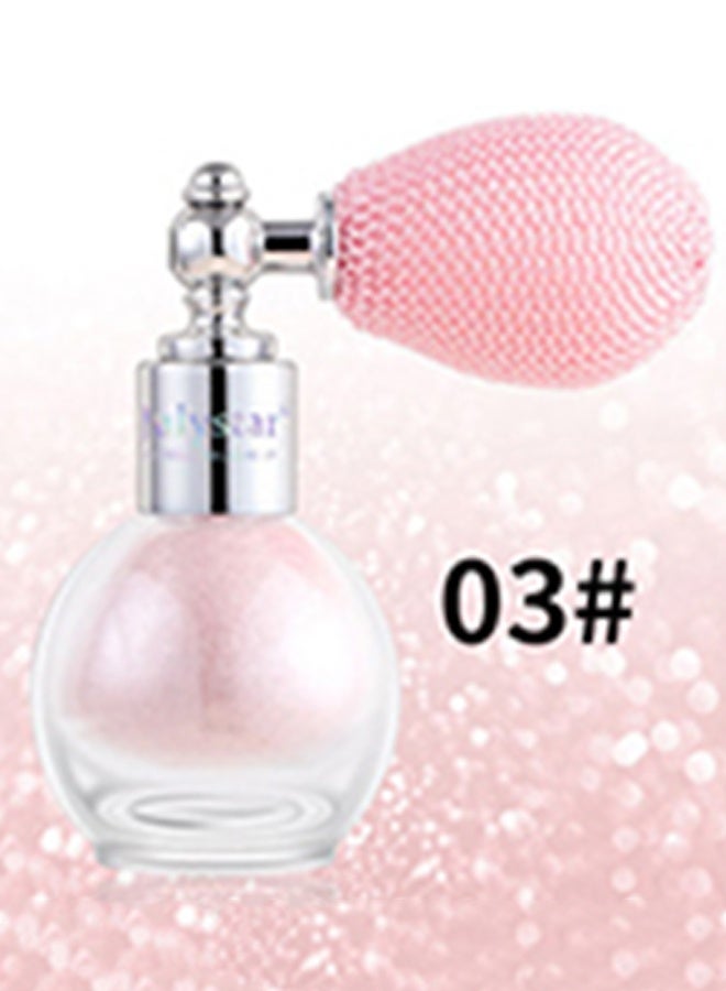 Julystar Fairy Highlight Body Spray 03, Facial Contouring Fine Shimmering Liquid Highlighter, Long-Lasting Sweatproof Stage Makeup Glitter Highlighter Powder Body Spray - 3.5G - Image 2