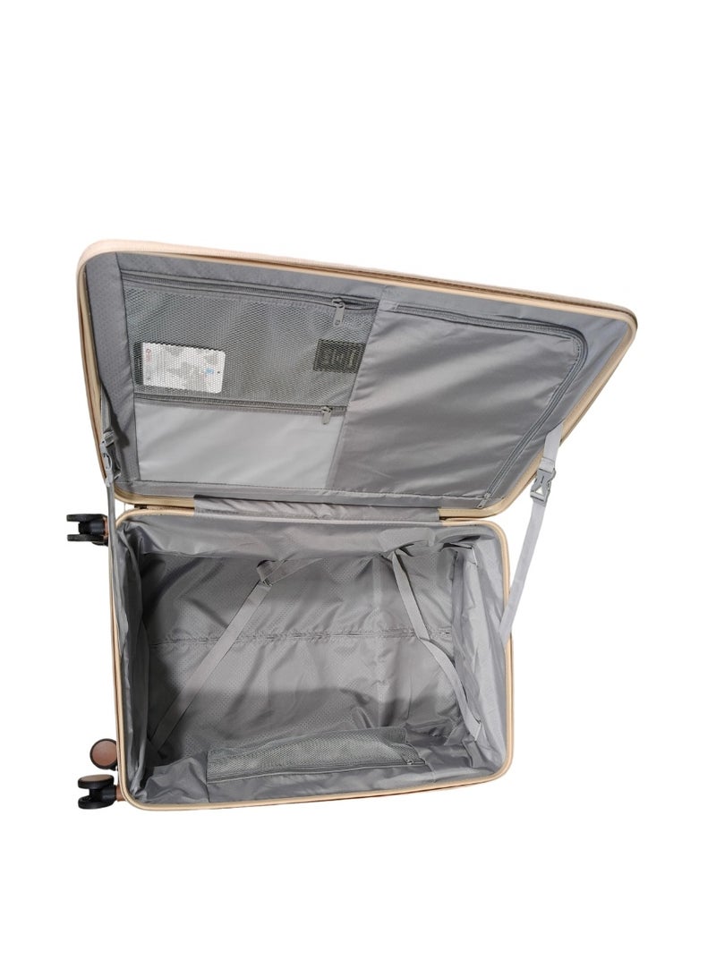Prosperity Luggage Set 3 Piece Suitcase Set,20 24 28 inch luggage with spinner wheels hard shell luggage sets with TSA Lock Lightweight Luggage Set for Women man PP hard shell suitcases sturdy durable - Image 3