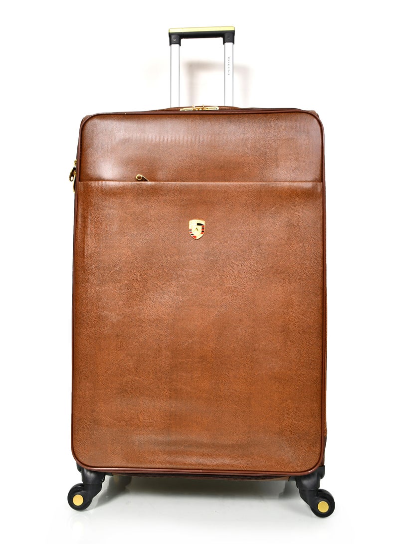 مورانو طقم حقائب سفر ماركة مورانو جلد 4 قطع  مقاس 32/28/24/20 بوصة - Image 5