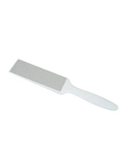 Triton Professional Dual Sided Lazer Cut Grits Nickel Plate Foot Scraper Pedicure Filer Hard n Dead Skin Removing Callus Remover Foot Scrubber_White  - Image 2