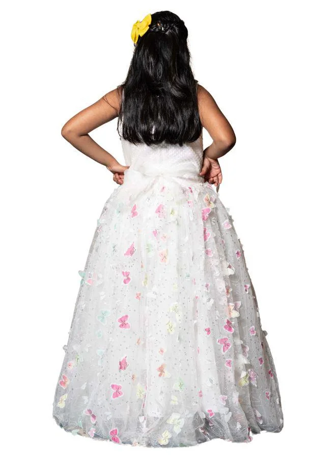 babyqlo Enchanted Butterfly Dream Gown Pastel Elegance