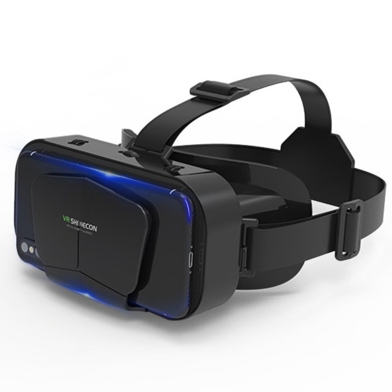 سماعة الواقع الافتراضي متوافقة مع جميع الهواتف خفيفة الوزن ومحمولة VR للآيفون والأندرويد - نظارات ثلاثية الأبعاد غامرة للاستخدام بدون استخدام اليدين لمشاهدة آمنة وألعاب الفيديو على الهاتف المحمول - Image 1