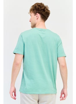 RBX Men Sportswear Fit Short Sleeve Outdoor T-Shirt, Cameo Green  - Image 3