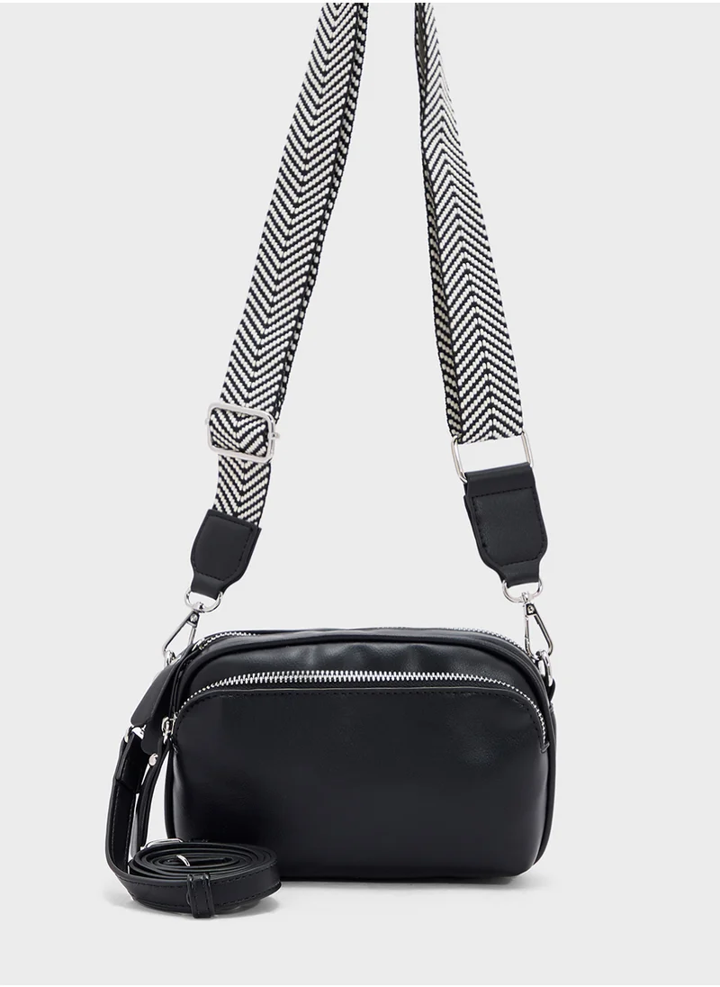 Ginger Multi Pocket Crossbody With 2 Straps