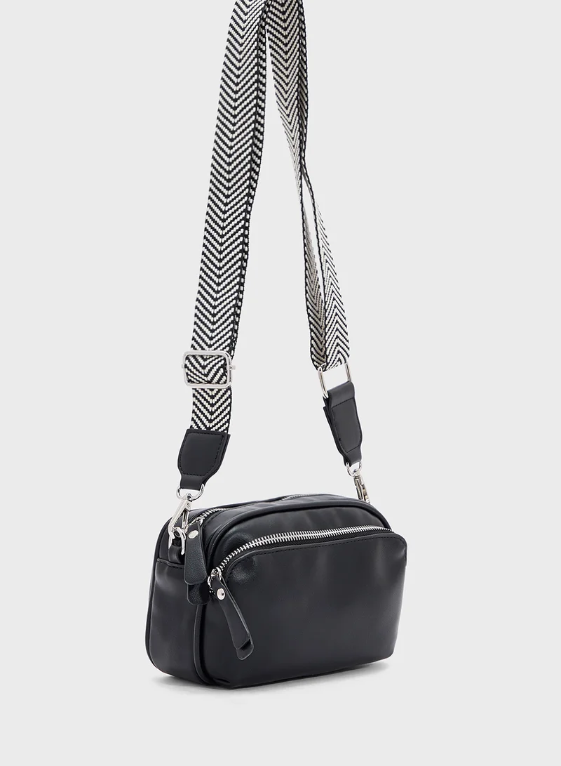 Ginger Multi Pocket Crossbody With 2 Straps