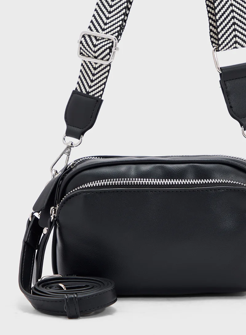 Ginger Multi Pocket Crossbody With 2 Straps