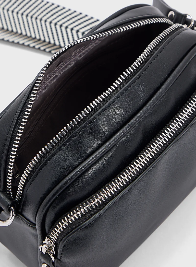 Ginger Multi Pocket Crossbody With 2 Straps