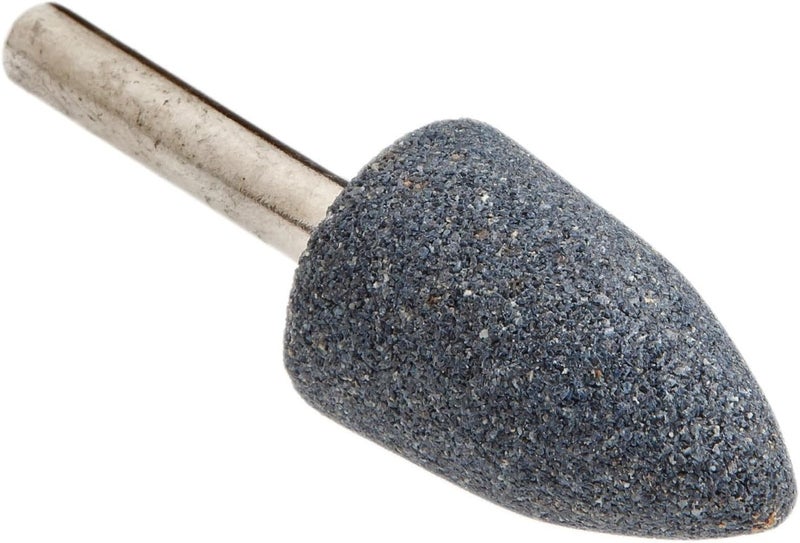 Forney 1-1/4 in. Dia. x 3/4 in. L Aluminum Oxide Stem Mounted Point Cone 38050 rpm 1 pc. - Image 3