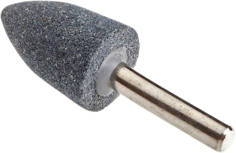 Forney 1-1/4 in. Dia. x 3/4 in. L Aluminum Oxide Stem Mounted Point Cone 38050 rpm 1 pc. - Image 1