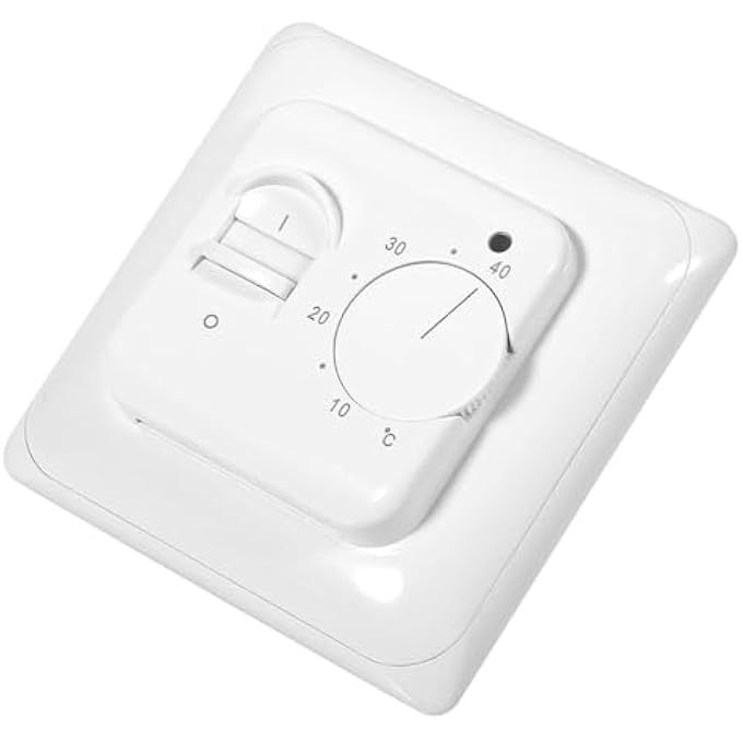 THERMOSTAT FOR UNDERFLOOR HEATING MECHANICAL KNOB THERMOSTAT 230V 16A FLUSH-MOUNTED CHAMBER THERMOSTAT - Image 1