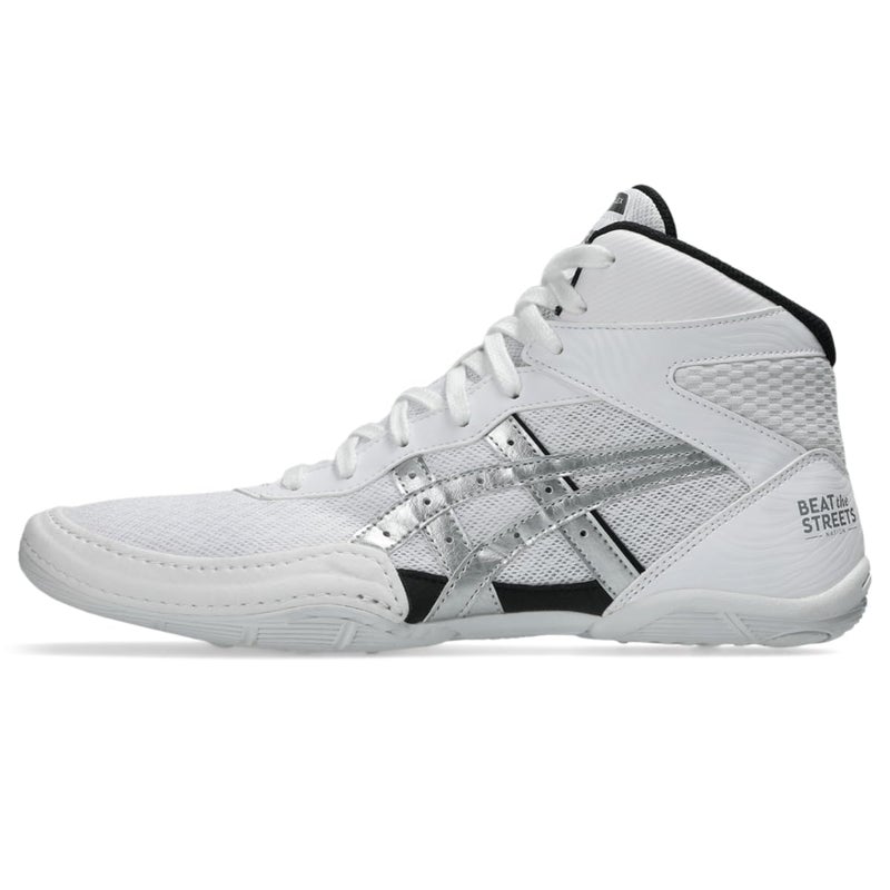 ASICS Mens Matflex 7 Wrestling Shoes 65 WhitePure Silver - Image 2