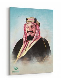 لوحة لوحة كانفاس على إطار خشبي لليوم الوطني السعودي بتصميم الملك عبد العزيز  - Image 5