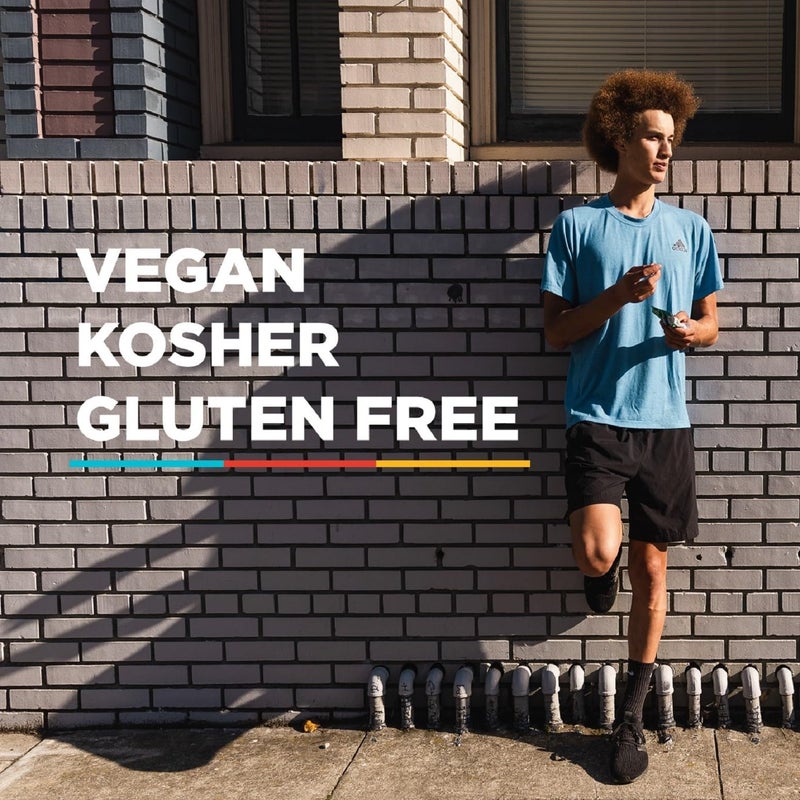 GU جي يو إنرجي تشو، عبوة مختلطة من جومي الطاقة مع الإلكتروليتات، نباتي، خالي من الغلوتين، كوشير، خالي من الكافيين، وخالي من الألبان، طاقة جاهزة لأي تمرين، خالي من الكافيين، 12 كيس (24 حصة إجمالية) - Image 5