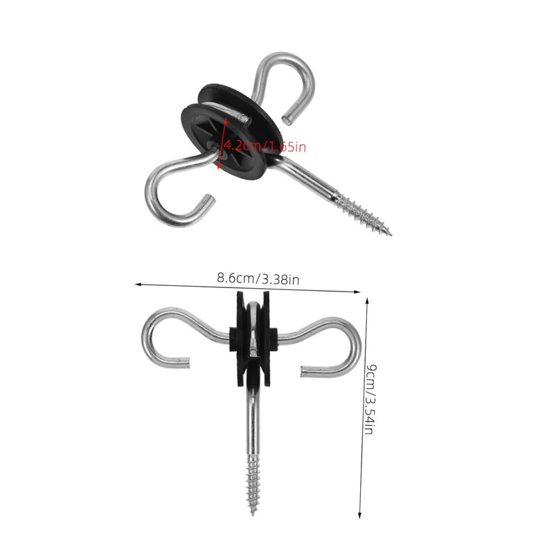 4pcs Electric Fence Gate Handle Anchor Insulator Fence Kit Receptacle Tools - Image 2