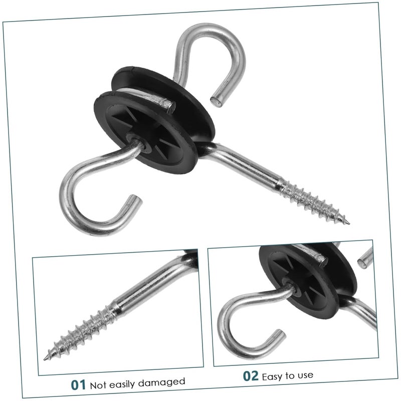4pcs Electric Fence Gate Handle Anchor Insulator Fence Kit Receptacle Tools - Image 3
