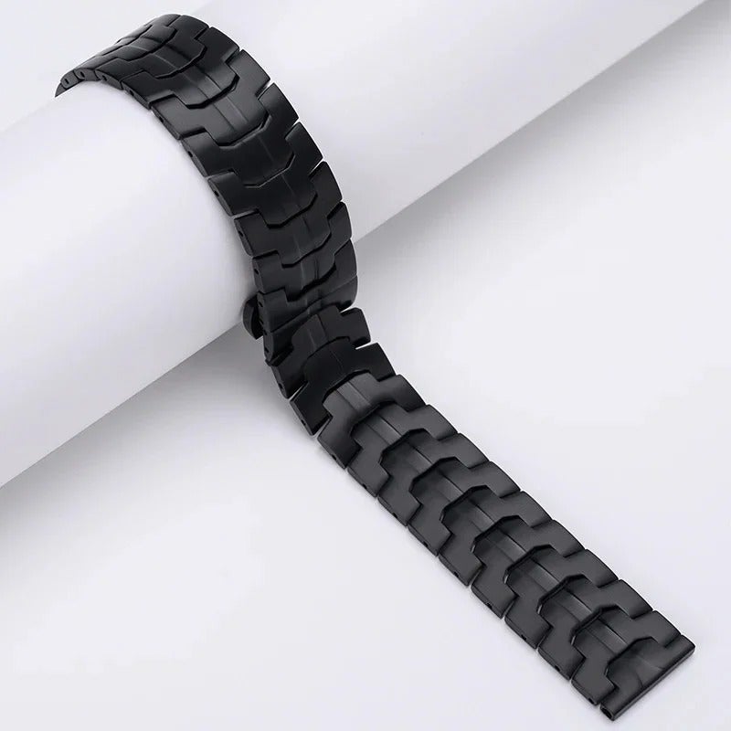 Eraysun Chic Stainless Steel Watch Band for Samsung Watch - 20mm 22mm Replacement Strap - Image 1