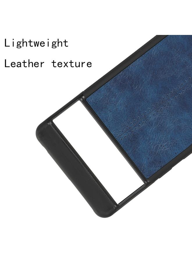 erorex Case For Google Pixel 7 Pro 5G Shockproof Sewing Cow Skin Texture PC + PU + TPU Case - Image 4
