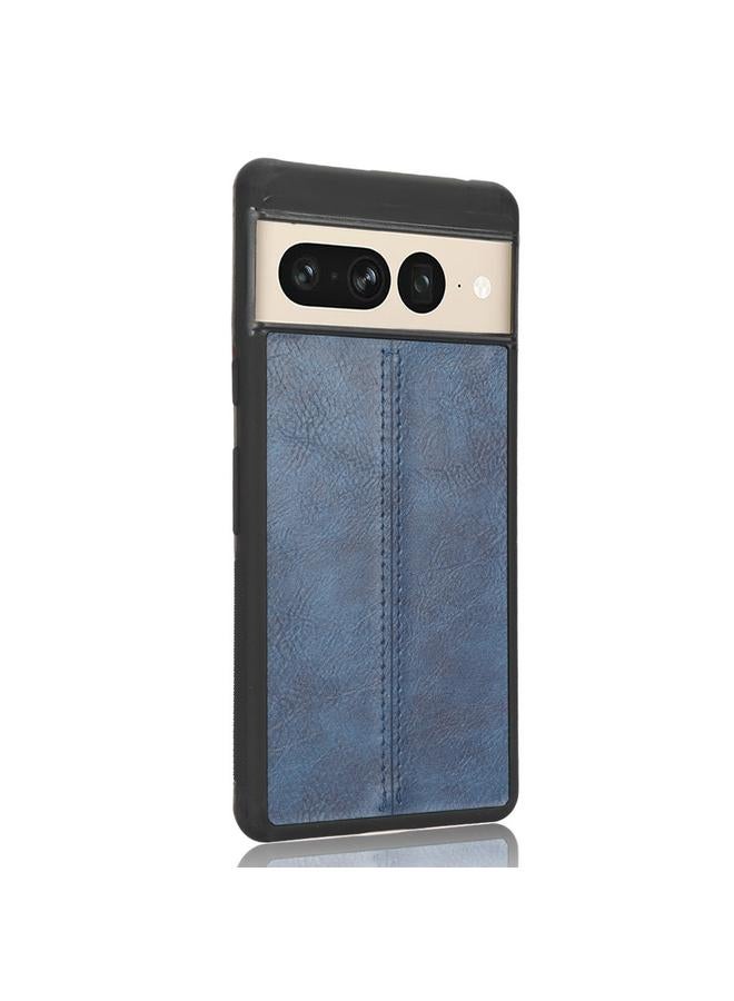 erorex Case For Google Pixel 7 Pro 5G Shockproof Sewing Cow Skin Texture PC + PU + TPU Case - Image 3