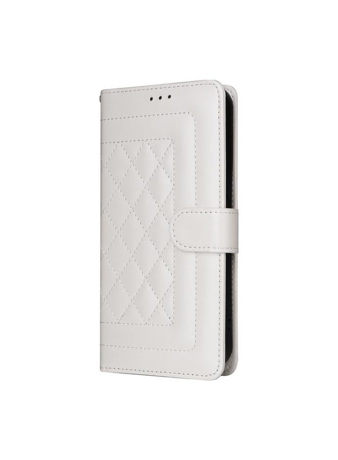 S-TOP Case For iPhone 15 Pro Diamond Lattice Leather Flip Phone Case - Image 2