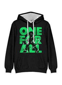 Generic MHA Hoodie, Anime Midoriya Izuku/All·Might 3D Print Pattern Pullover Hooded Sweatshirt MHA Anime Hoodies 