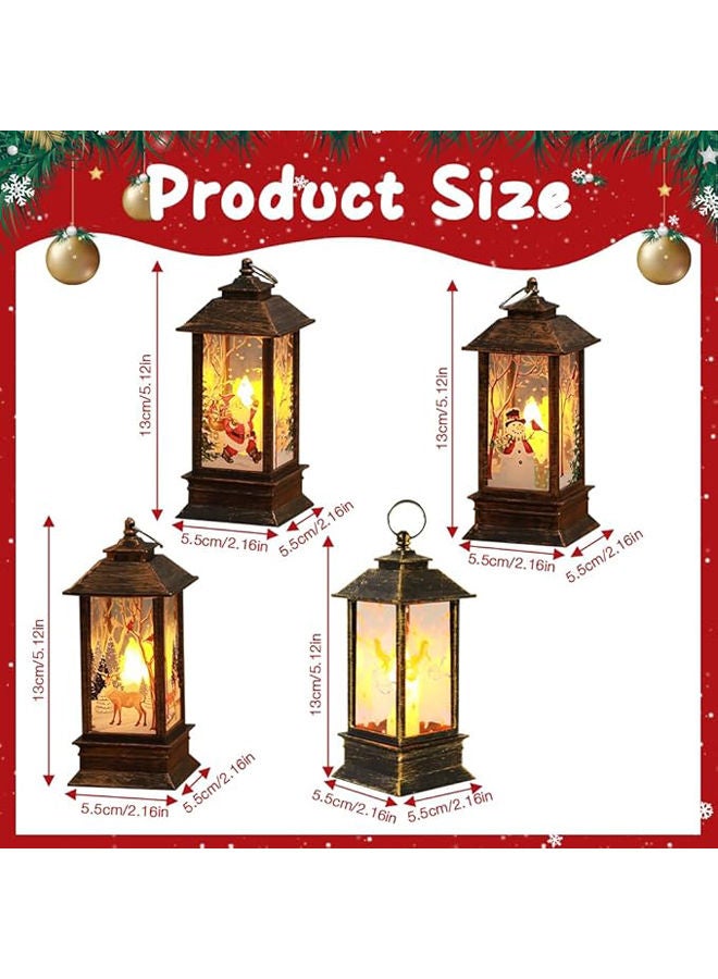 فانوس لهب الكريسماس 4 قطع - Image 2