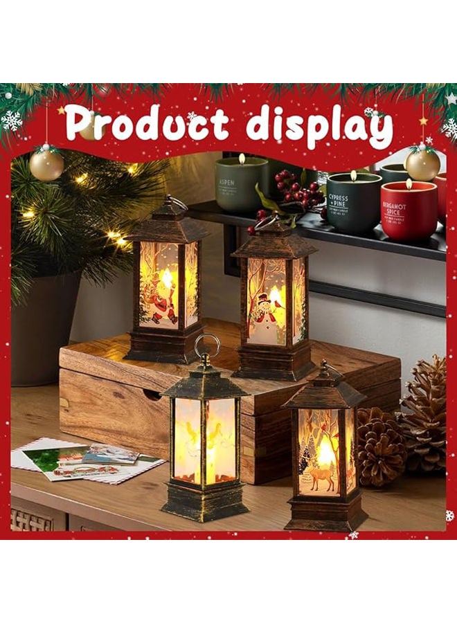 فانوس لهب الكريسماس 4 قطع - Image 3