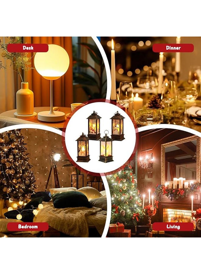 فانوس لهب الكريسماس 4 قطع - Image 4