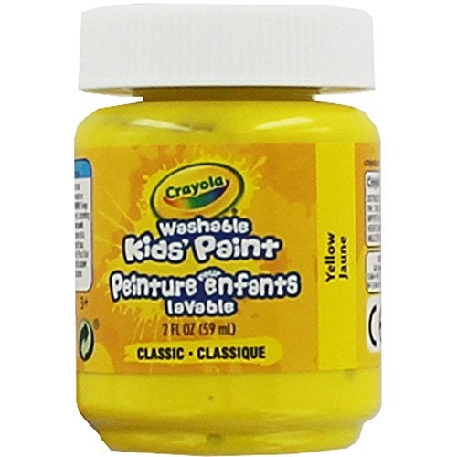 Crayola Washable Kids Paint, 2 oz, Yellow - Image 2
