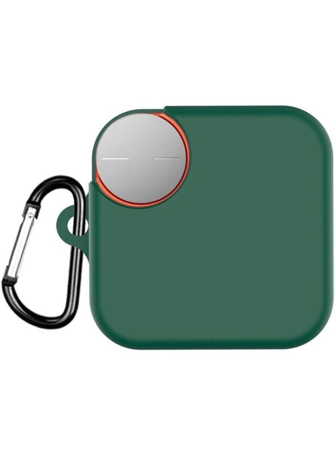 Silicone Protective Case with Carabiner for CMF Buds Pro 2 in Green - Image 1