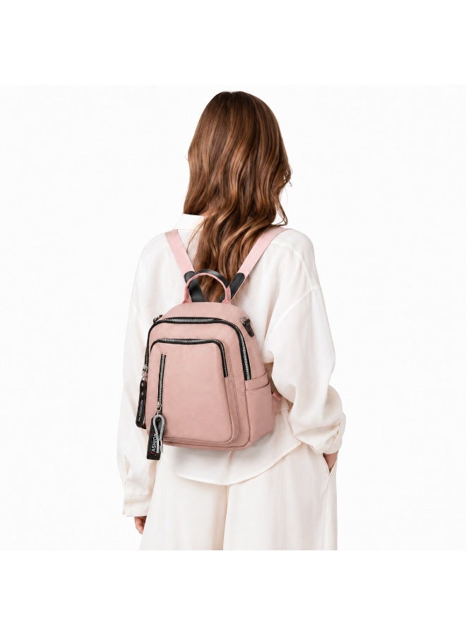 Women’s Convertible Shoulder Bag and Backpack with Multiple Zipper Pockets – Practical Everyday Bag for Work, College, Shopping and Travel - Image 5
