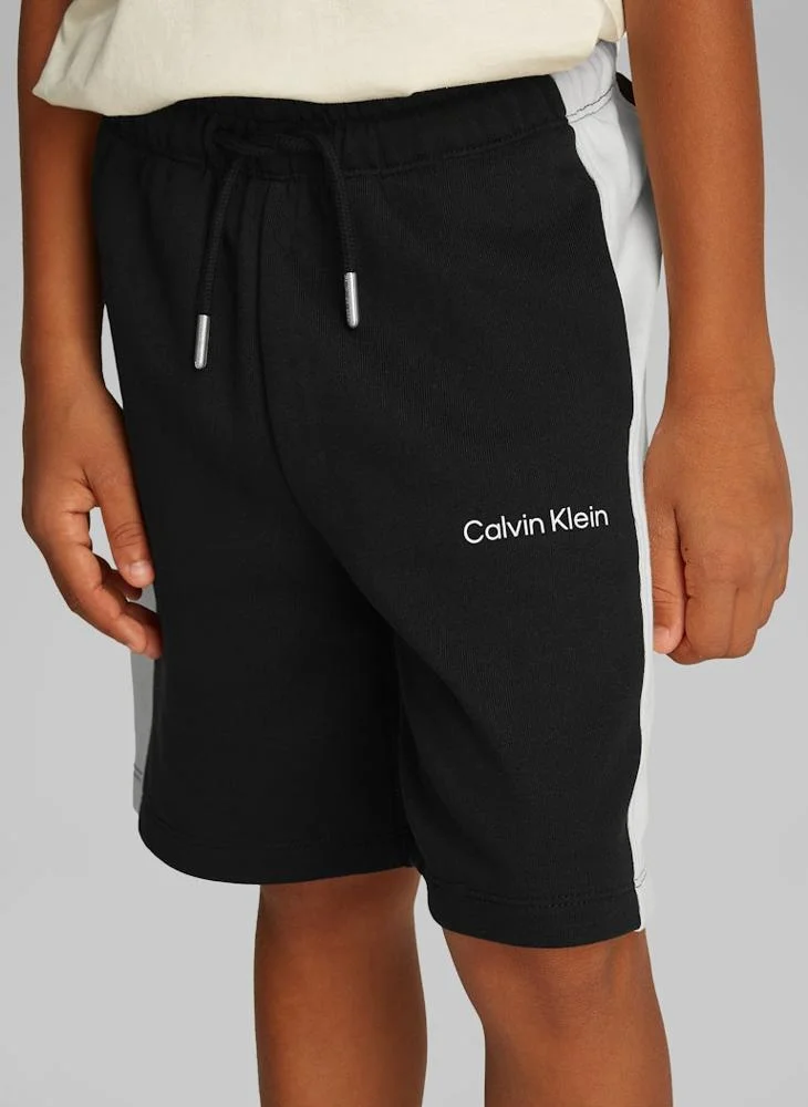 Calvin Klein Jeans Kids Logo Detailed Shorts