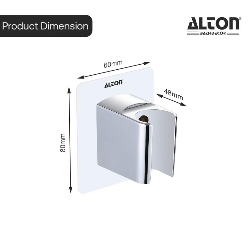 Alton ALTON ALD431, ABS, Self Adhesive Wall Hook for Hand Shower and Health Faucet, Silver - Image 2