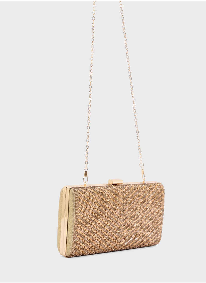 Ella Limited Edition Ladies Sparkly Clutch Bag  - Image 3